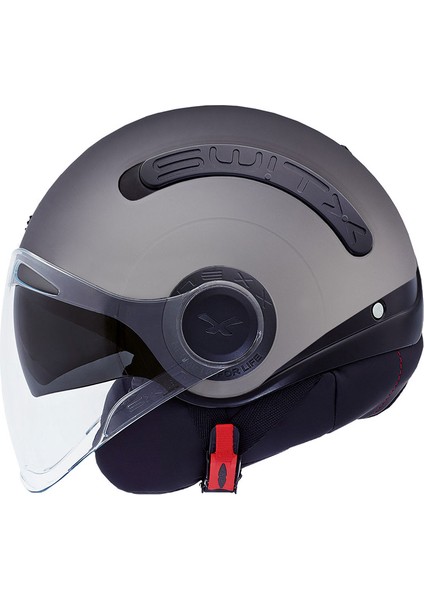 Sx.10 Mat Tıtanıum Yarım Kask (2x-Large Beden)