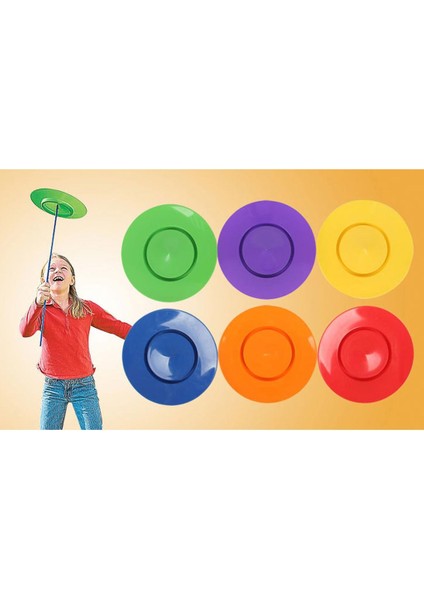 12 Takım Klasik Iplik Plakaları Sticks Set Denge Oyuncak Performans Sahne (Yurt Dışından)