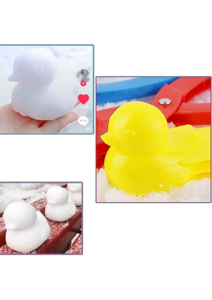 3in1 Kartopu Klip Top Makinesi Kar Kalıp Aracı Çocuk Kartopu Plaj Sarı (Yurt Dışından) fiyatları