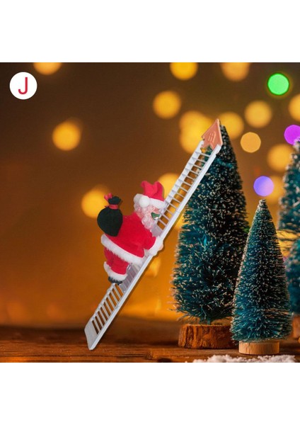 Elektrikli Tırmanma Merdiveni Noel Baba Noel Hediyesi Noel Baba Noel Ağacı Tırmanmak Ev B (Yurt Dışından) fırsatları