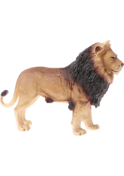 4.7 Inç Aslan Yaban Hayatı Modeli Şekil Çocuk Eğitici Oyuncak Ev Dekoru (Yurt Dışından)