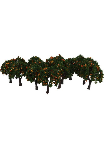 20 Adet Model Tren Turuncu Meyve Ağaçları Bahçe Sokak Düzeni Ölçeği 1/300 4 cm (Yurt Dışından) fiyatları