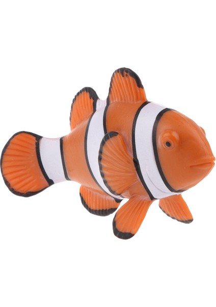 2 Adet Deniz Hayvan Modeli Palyaço Balığı ve Kırmızı Oyuncak Bebek Toddlers Için Set (Yurt Dışından)
