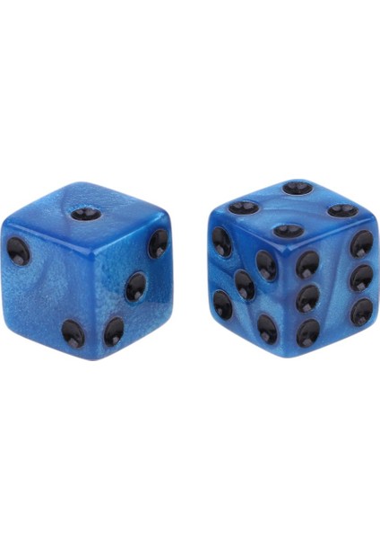 10X 16MM D6 Zar Altı Taraflı Ölür Akrilik Ktv Kulübü Trpg Mtg Oyuncak Mavi (Yurt Dışından)