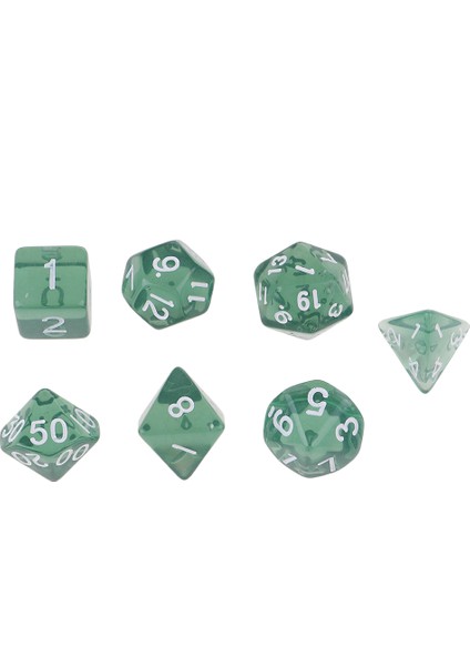 7pcs Bar Pub 16MM Yan Uzunluk Dnd Mtg Rpg Için Oyun Oyunları Açık Yeşil (Yurt Dışından) fiyatları