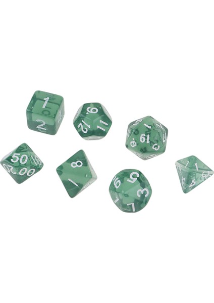 7pcs Bar Pub 16MM Yan Uzunluk Dnd Mtg Rpg Için Oyun Oyunları Açık Yeşil (Yurt Dışından) fırsatları