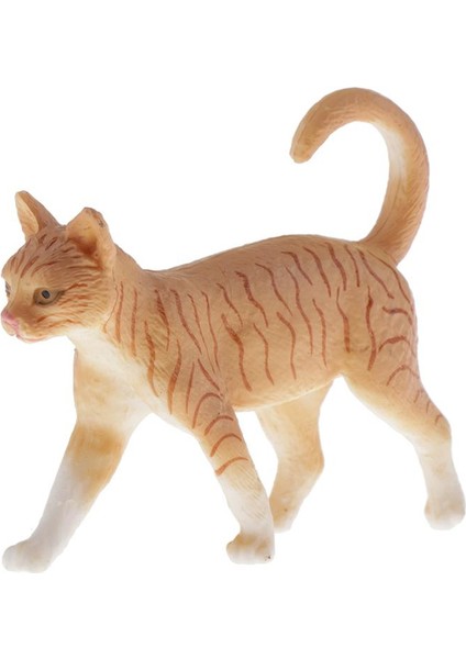 Simülasyon Mini Kedi Şekil Model Oyuncak Ev Pet Figürinler Playset Çocuk Hediye B Cat 2 (Yurt Dışından) modelleri