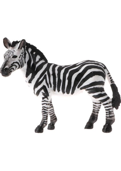 Mini Zebra Yaban Hayatı Modeli Şekil Heykelcik Çocuk Eğitici Oyuncak Ev Dekoru (Yurt Dışından) fiyatları