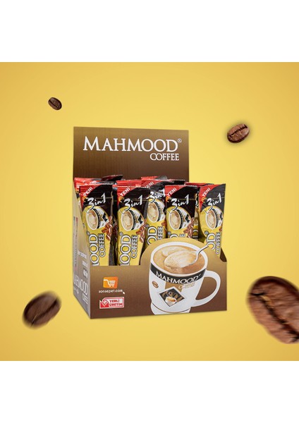 Mahmood Coffee 3ü1 Arada Sütlü Köpüklü 48 Adet X 18 gram