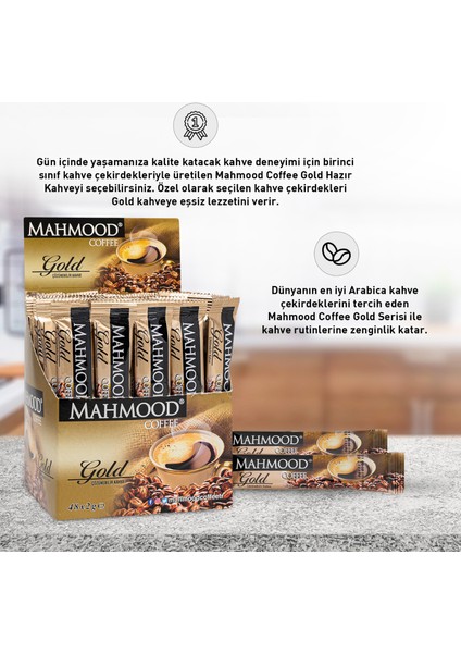 Mahmood Coffee Gold Hazır Granül Kahve 48 Adet X 2 gr