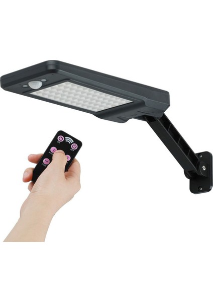 60LED Açık Su Geçirmez Hareket Sensörü Güneş Enerjili Bahçe Indüksiyon Işığı (Yurt Dışından)