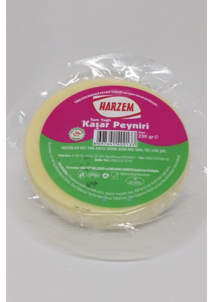 Kaşar Peyniri 250 gr