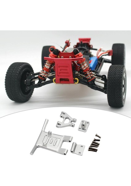Rc Ön ve Tampon Wltoys 124016 124018 1/14 144001 Model Yedek Titanyum(Yurt Dışından)