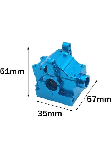 Jlb Yarış Çita Modeli Için 1/10 Rc Dişli Kılıf Kapak Bigfoot Kamyonlar Dıy Accs Mavi