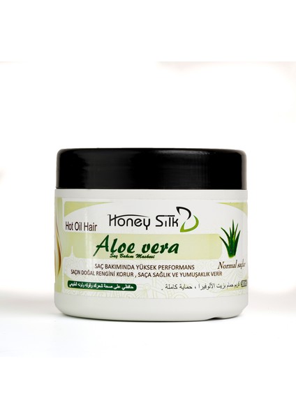 Honey Silk, Aloe Vera ve Bal Özü Saç Bakım Maskesi, 500 ml