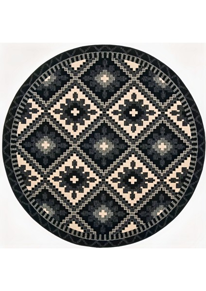 Dijital Baskı Yıkanabilir Kaymaz Taban Yuvarlak Halı RVG7173 fiyatları