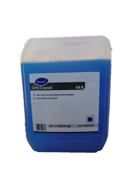 Suma Crystal A8.8 Orta ve Sert Sular Için Bulaşık Makinesi Durulama Maddesi 20 lt