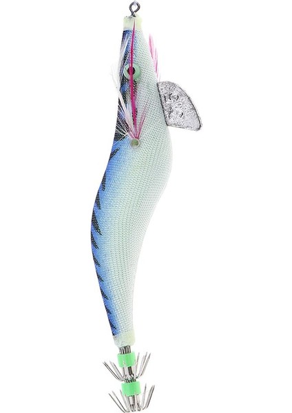 3.5 # Squid Jigs Aydınlık Balıkçılık Lures Yapay Yemler Karides Mavi (Yurt Dışından) fiyatları