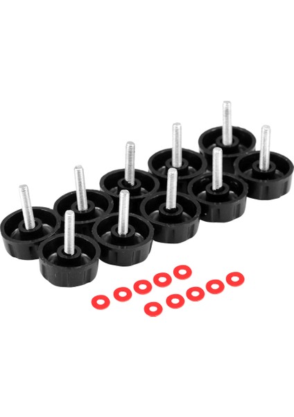 10PC 2mm Dia. Balıkçılık Makaraları Için Vidalar Somunlar Topuzu Güç Kolu Kavrama (Yurt Dışından)