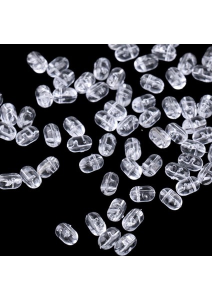 100 Adet / Grup Balıkçılık Plastik Oval Boncuk Çift Inci Matkap Çapraz Boncuk 5X8MM (Yurt Dışından) fırsatları