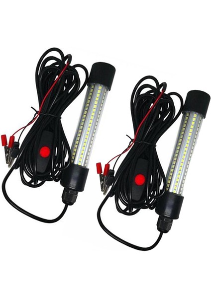 2x 12 V LED Sualtı Dalgıç Balıkçılık Işık Kalamar Lambaları Çekmek (Yurt Dışından)