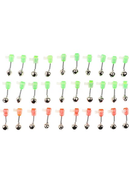 30 Adet Balıkçılık Bite Alarmları Tek Çan Çubuk Ucu Uyarı Yüzük Olta Çan (Yurt Dışından)