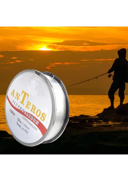 150 M Florokarbon Baslı Balıkçılık Için Esnek Olta Lideri Lider Hattı 0.2 22LB (Yurt Dışından)
