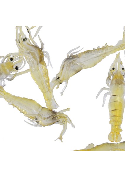 10 Adet Yumuşak Karides Karides Lures Yemler Simülasyon Balıkçılık Sarı Lures (Yurt Dışından) fiyatları