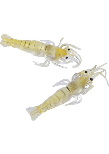 10 Adet Yumuşak Karides Karides Lures Yemler Simülasyon Balıkçılık Sarı Lures (Yurt Dışından) modelleri