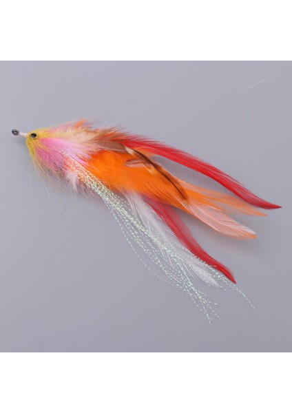 5.5 "14 cm Fly Balıkçılık Sinekler Lure Kiti Kuru Sinek Balıkçılık Cazibesi Kiti Panfish Yem (Yurt Dışından)