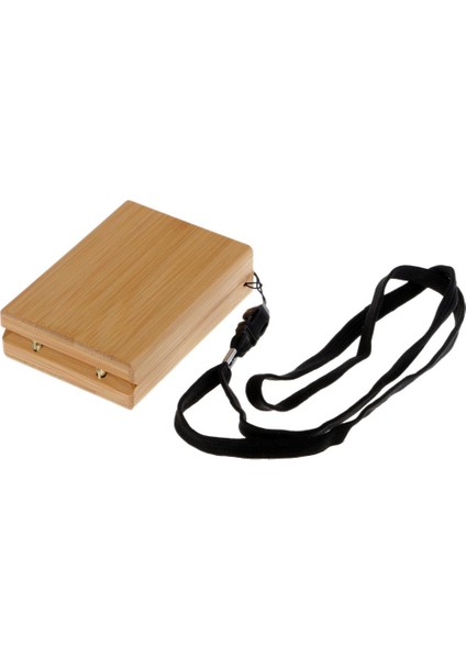 Taşınabilir Ahşap Bambu Fly Fishing Finess Kordonlu Kutu - 96 Sinek Tutar (Yurt Dışından)