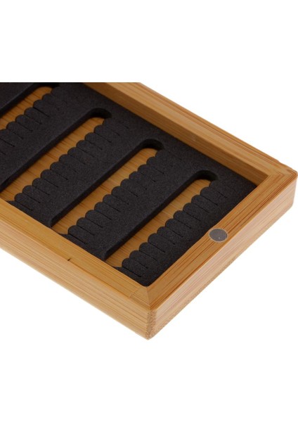 Taşınabilir Ahşap Bambu Fly Fishing Finess Kordonlu Kutu - 96 Sinek Tutar (Yurt Dışından) indirimleri