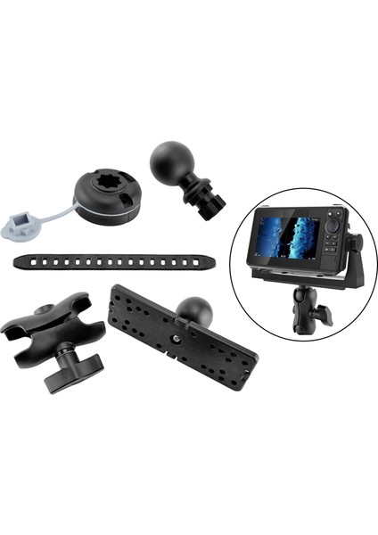 Döner Fishfinder Mount Electroni Balık Bulucu Montaj Plakası Kayak Yuvarlak Taban Için (Yurt Dışından) indirimleri