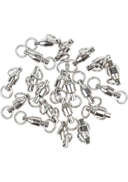 60 Adet Alaşım Ağır Hizmet Tipi Rulman Döner 0 # 1 # 3 # Swivels Aksesuar Için # 3 # (Yurt Dışından) modelleri