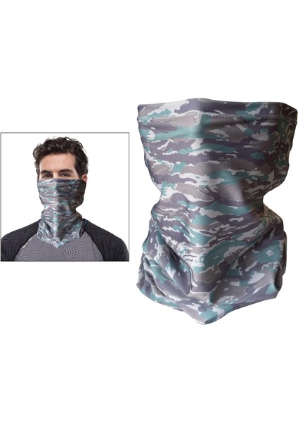 Soğutma Boyun Gaiter Tüp Eşarp Yüz Maskesi Kapak Bandana Bisiklet Balaclava Camo Gri (Yurt Dışından) modelleri