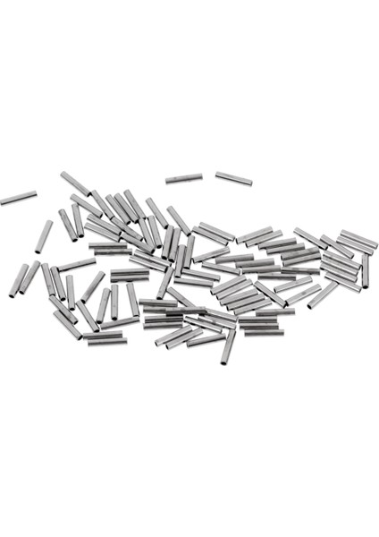 100 Adet Sıkma Döngüleri Sleeve Çeşitli Boyutları 1,0mm - 2.0mm 1.4X8MM (Yurt Dışından) modelleri