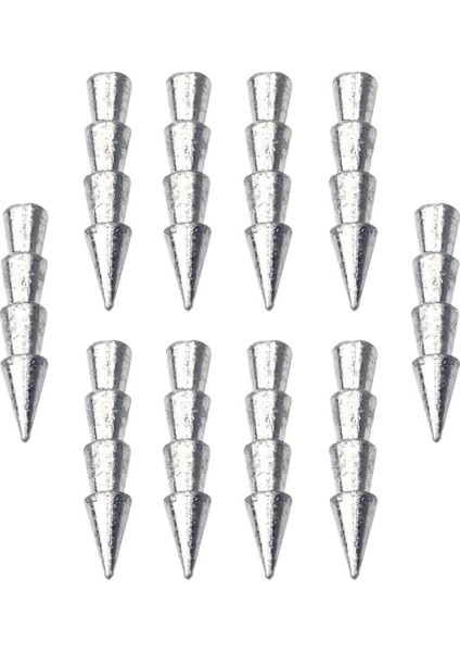 10X Ofset Kanca Kurşun Ağırlık Solucan Solucan Deniz Deniz Tekne Botu Balıkçılık 1.0g (Yurt Dışından)