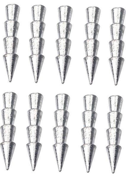 10X Ofset Kanca Kurşun Ağırlık Solucan Solucan Deniz Deniz Tekne Botu Balıkçılık 1.0g (Yurt Dışından)