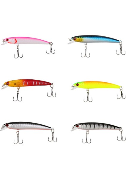 43 Adet Balıkçılık Lures Karışık 6 Farklı Stiller Minnow Krank Baits Swimbait (Yurt Dışından) indirimleri