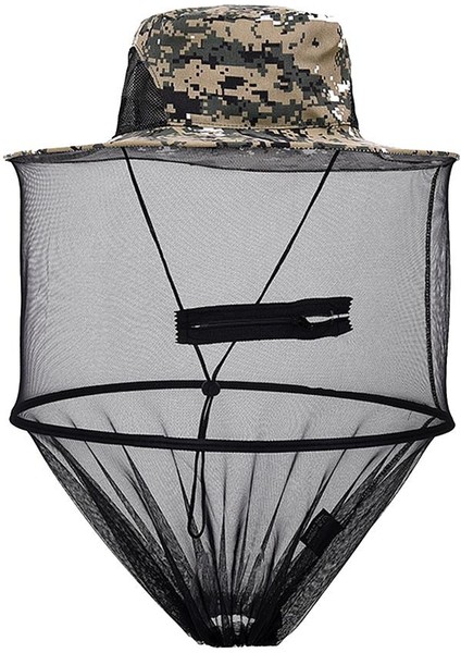 Dijital Camo Camo Tuval Şapka Sivrisinek Örgü Net Yüz Baş Boyun Maskesi Hood Yeni Dijital Kamuflaj (Yurt Dışından) fiyatları