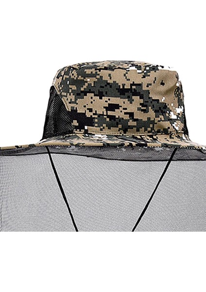 Dijital Camo Camo Tuval Şapka Sivrisinek Örgü Net Yüz Baş Boyun Maskesi Hood Yeni Dijital Kamuflaj (Yurt Dışından) modelleri