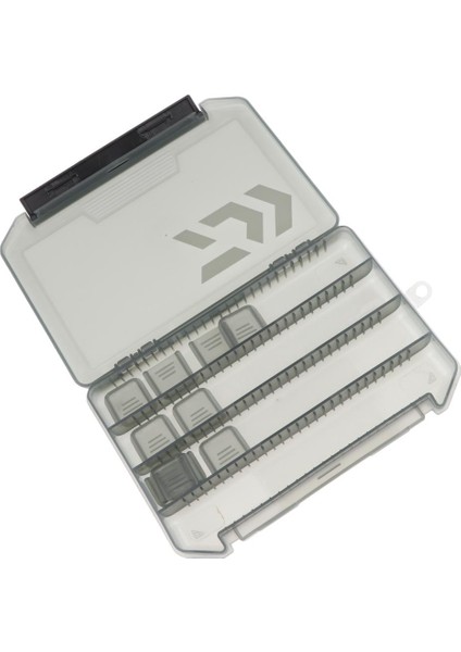 Plastik Balıkçılık Lures Yemler Saklama Konteyner Organizatör Kutusu S Gri Mücadele (Yurt Dışından)