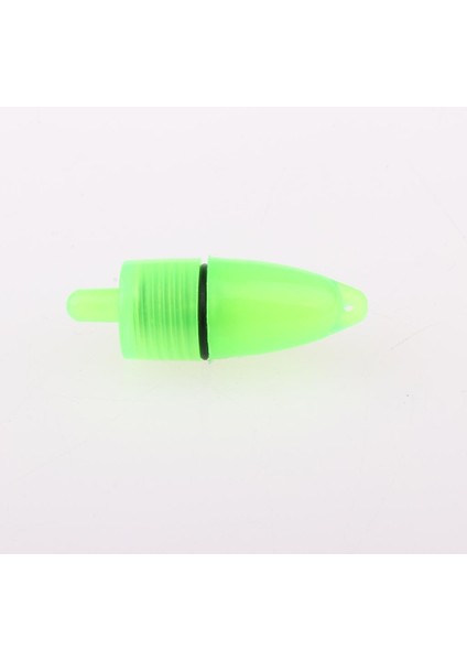 10 Parça LED Ikiz Çan Gece Olta LED Işık Klip Bite Lure Alarm Yeşil (Yurt Dışından)