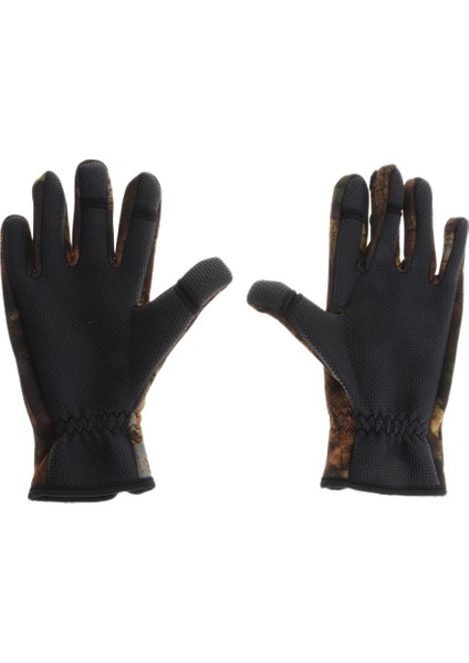 1 Çift Balıkçılık Eldiven Anti Kayma Sıcak Bisiklet 3 Yarım Parmak Eldiven L Camo (Yurt Dışından) fırsatları