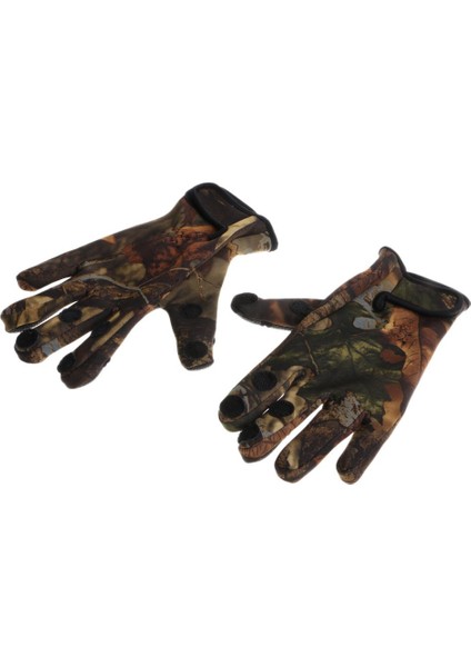 1 Çift Balıkçılık Eldiven Anti Kayma Sıcak Bisiklet 3 Yarım Parmak Eldiven L Camo (Yurt Dışından) indirimleri