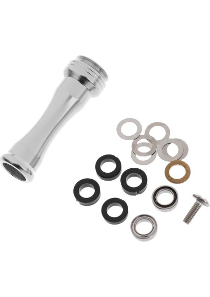 Metal Balıkçılık Reel Kolu Topuzu Düşük Profil Makara Kolu Kavrama Gümüş (Yurt Dışından)