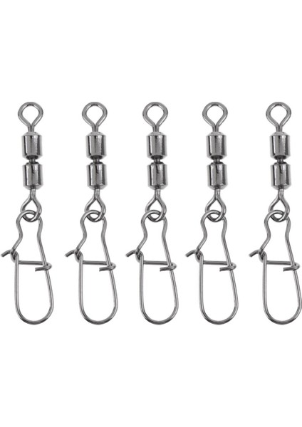 Varil Döner Yüzük Fastlock Balıkçılık Pin Yapış Konnektör Aksesuarları 6 # 5 Adet (Yurt Dışından) fiyatları