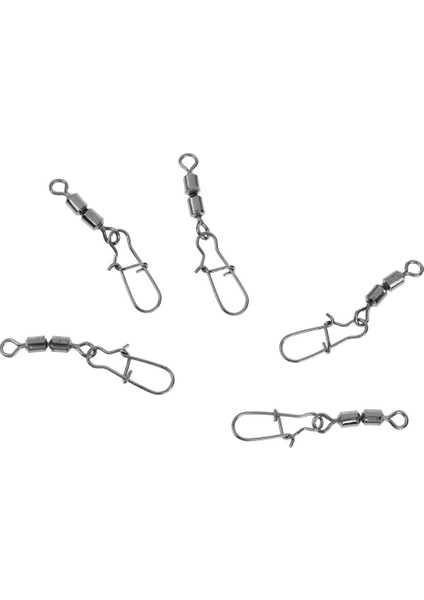 Varil Döner Yüzük Fastlock Balıkçılık Pin Yapış Konnektör Aksesuarları 6 # 5 Adet (Yurt Dışından) indirimleri