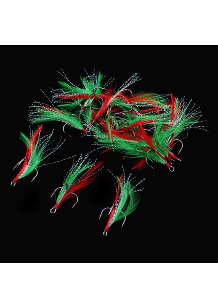 20 Adet Tüy Balıkçılık Kanca Tiz Dikenli Kalamar Fly Bağlama Lures Baits SZ005 (Yurt Dışından) fiyatları