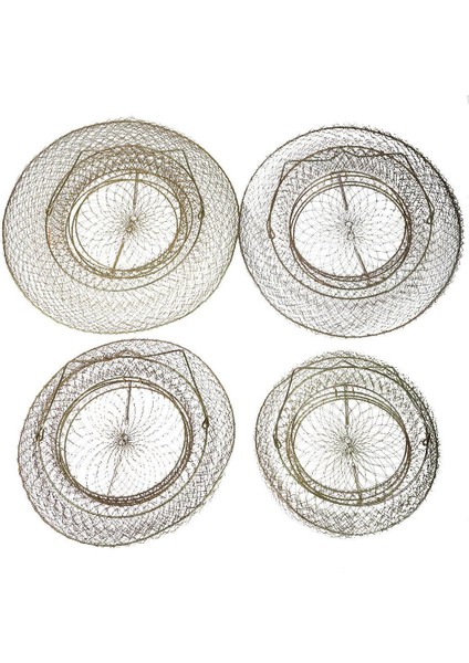 Katlanabilir Metal Tel Istakoz Örgü Balıkçılık Net Karides Kafes Tuzağı Net (Yurt Dışından) indirimleri